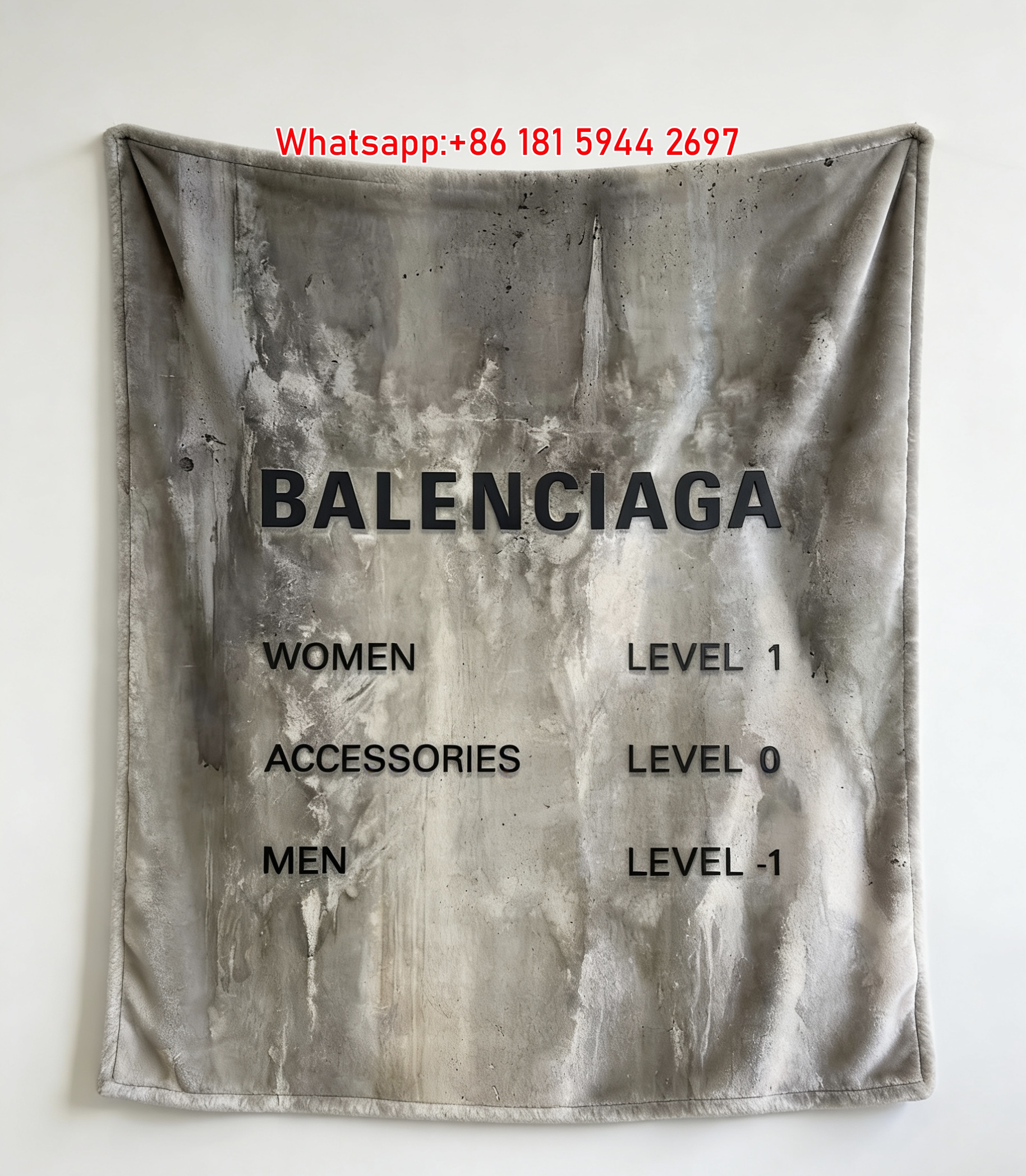 Balenciaga Black Sneaker Forest Print Flannel Throw Blanket BA359